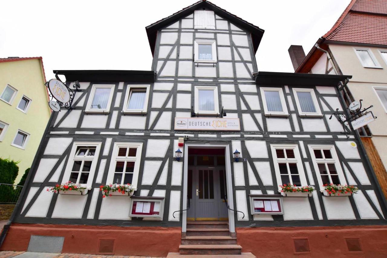 Landhotel Restaurant Deutsche Eiche Grebenstein Exteriör bild